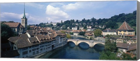 Framed Switzerland, Bern, Aare River Print