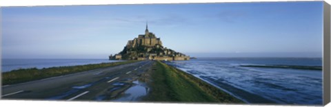 Framed France, Mont Saint Michel Print