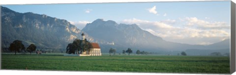 Framed St Coloman&#39;s Church, Bavaria, Germany Print