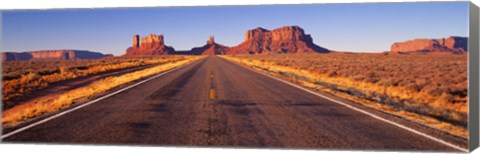 Framed Road Monument Valley, Arizona, USA Print