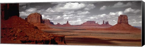 Framed Mountains, West Coast, Monument Valley, Arizona, USA, Print