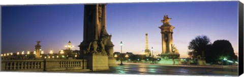 Framed France, Paris, Pont Alexandre III Print