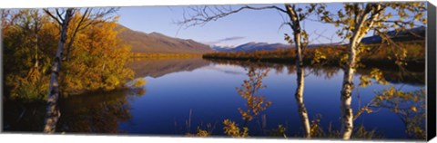 Framed Vistas River, Lapland, Sweden Print