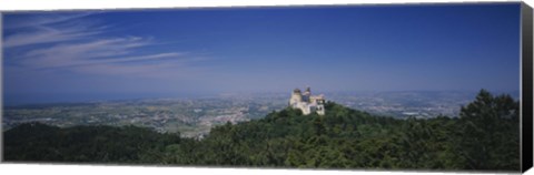 Framed Pena Palace, Sintra, Lisbon, Portugal Print