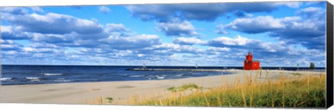 Framed Big Red Lighthouse, Holland, Michigan, USA Print