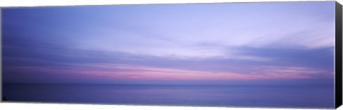 Framed Clouds over the ocean, Atlantic Ocean, Bermuda, USA Print