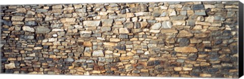 Framed Low angle view of a stone wall, New Mexico, USA Print