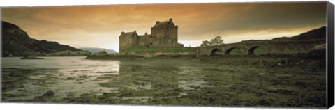 Framed Eilean Donan Castle at dusk, Scotland Print