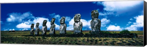 Framed Easter Island Chile Print