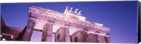 Framed Dusk, Brandenburg Gate, Berlin, Germany Print