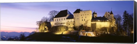 Framed Castle Lenzburg, Switzerland Print