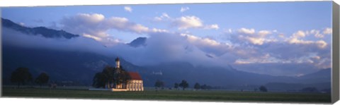 Framed Saint Coloman Church, Bavaria, Germany Print