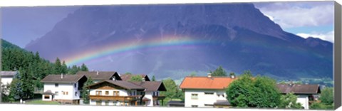 Framed Rainbow Innsbruck Tirol Austria Print