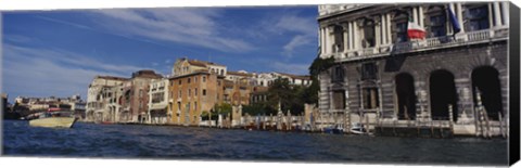 Framed Buildings on the Venice, Italy Waterfront Print