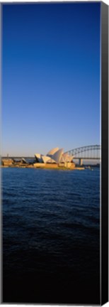 Framed Buildings on the waterfront, Sydney Opera House, Sydney, New South Wales, Australia Print