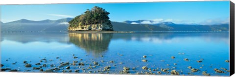 Framed Marlborough Sound, New Zealand Print