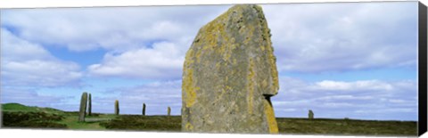 Framed Ring Of Brodgar, Orkney Islands, Scotland, United Kingdom Print