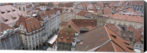 Framed View from old town hall, Prague, Czech Republic Print