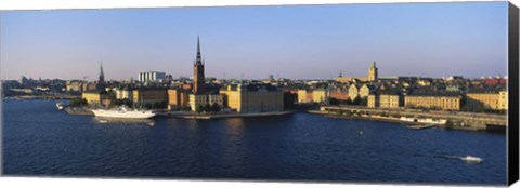 Framed Stockholm skyline, Sweden Print