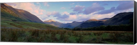 Framed Mountains On A Landscape, Glen Nevis, Scotland, United Kingdom Print