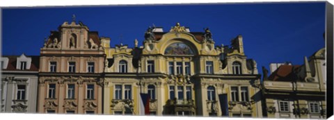 Framed High section view of buildings, Prague Old Town Square, Old Town, Prague, Czech Republic Print