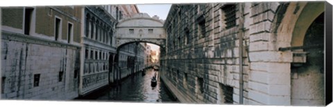 Framed Bridge on a canal, Bridge Of Sighs, Grand Canal, Venice, Italy Print