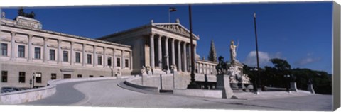 Framed Parliament Building in Vienna, Austria Print