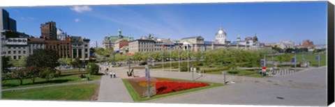 Framed Buildings in a city, Place Jacques Cartier, Montreal, Quebec, Canada Print