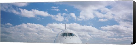 Framed High section view of an airplane, Boeing 747, London, England Print