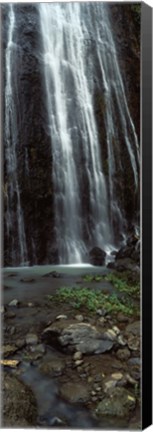 Framed Waterfall, Barranco del Infierno, Canary Islands, Spain Print