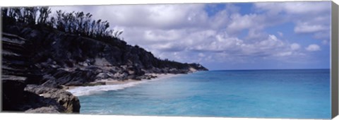 Framed Clouds over the sea, Bermuda Print