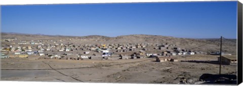 Framed Buildings in a town, Luderitz, Namibia Print