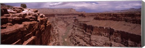 Framed River Passing Through, North Rim, Grand Canyon National Park, Arizona, USA Print