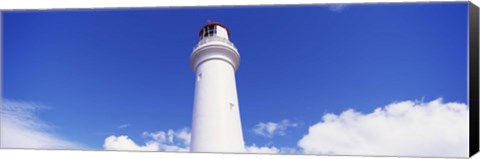 Framed Low angle view of a lighthouse, Cape Otway Lighthouse, Great Ocean Road, Victoria, Australia Print