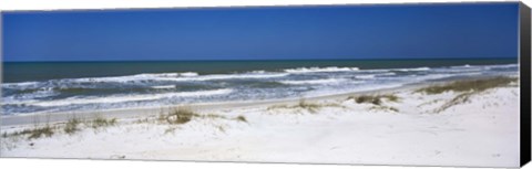 Framed Surf on the beach, St. Joseph Peninsula State Park, Florida, USA Print