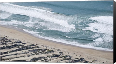 Framed Aerial view of Pismo Beach, San Luis Obispo County, California, USA Print