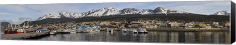 Framed Tierra Del Fuego, Patagonia, Argentina Print