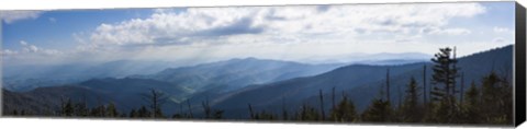 Framed Clouds over mountains, Great Smoky Mountains National Park, Blount County, Tennessee, USA Print