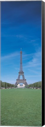 Framed Distant View of Eiffel Towel (horizontal) Print