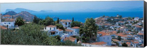 Framed Idra Island Greece Print