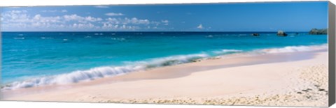 Framed Waves on the beach, Warwick Long Bay, South Shore Park, Bermuda Print