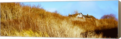 Framed Historic home on a landscape, Whidbey Island, Island County, Washington State, USA Print