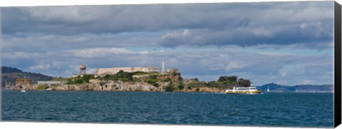 Framed Alcatraz Island, San Francisco Bay, San Francisco, California Print