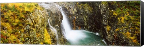 Framed Waterfall, Allt a&#39; Choire Ghreadaidh, Glen Brittle, Isle of Skye, Scotland Print