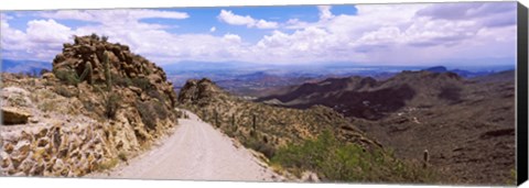 Framed Clouds over the Tucson Mountain Park, Tucson, Arizona Print