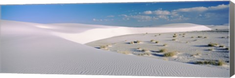 Framed Clouds Over the White Sands Desert Print