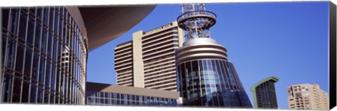 Framed Buildings in a city, Nashville, Tennessee Print