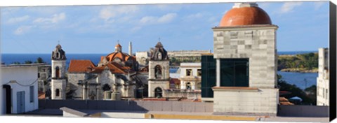 Framed Traditional buildings of Havana, Cuba Print