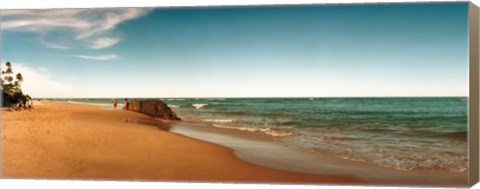 Framed Beach, Morro De Sao Paulo, Tinhare, Cairu, Bahia, Brazil Print