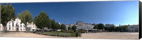 Framed Town Hall, Colbert Square, Rochefort, Charente-Maritime, Poitou-Charentes, France Print